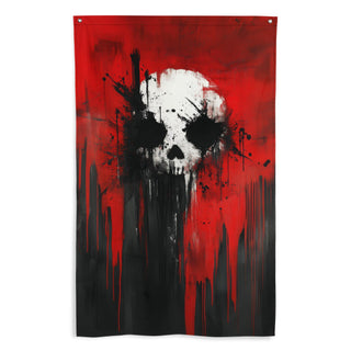 Bleeding Skull - Flag