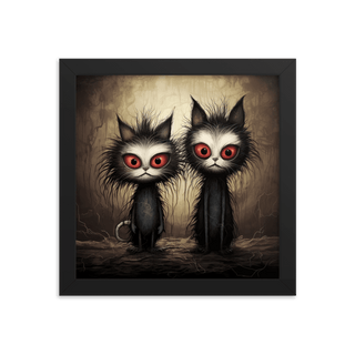 The Dastardly Twins - Framed Poster