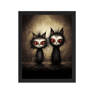 The Dastardly Twins - Framed Poster