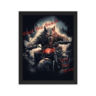 Rider's Roar - Framed Poster