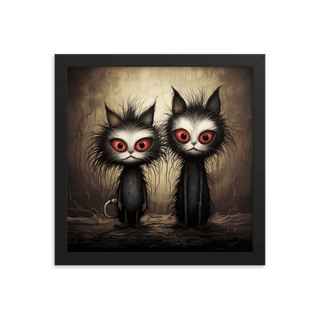 The Dastardly Twins - Framed Poster