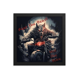 Rider's Roar - Framed Poster