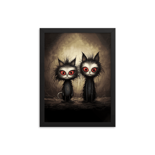 The Dastardly Twins - Framed Poster