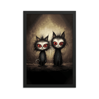 The Dastardly Twins - Framed Poster