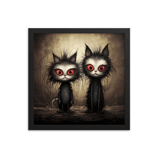 The Dastardly Twins - Framed Poster