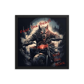 Rider's Roar - Framed Poster