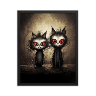 The Dastardly Twins - Framed Poster