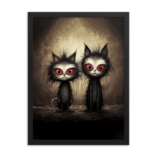 The Dastardly Twins - Framed Poster