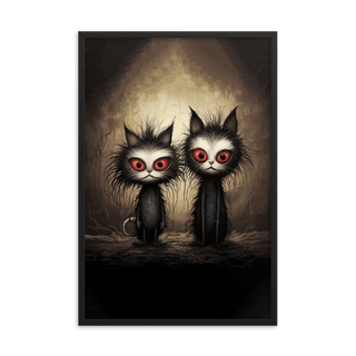 The Dastardly Twins - Framed Poster