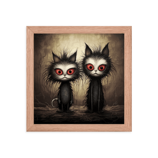 The Dastardly Twins - Framed Poster