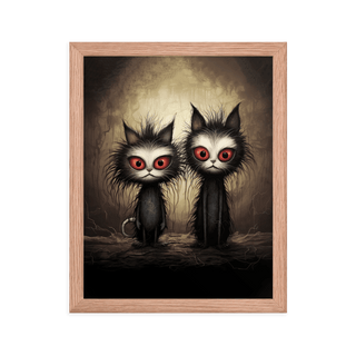 The Dastardly Twins - Framed Poster