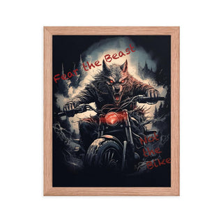 Rider's Roar - Framed Poster