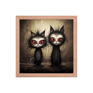 The Dastardly Twins - Framed Poster