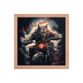 Rider's Roar - Framed Poster