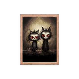 The Dastardly Twins - Framed Poster