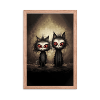 The Dastardly Twins - Framed Poster