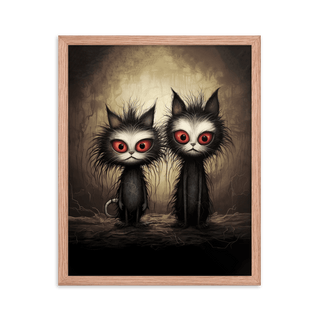 The Dastardly Twins - Framed Poster