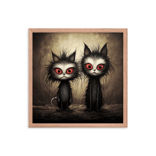 The Dastardly Twins - Framed Poster