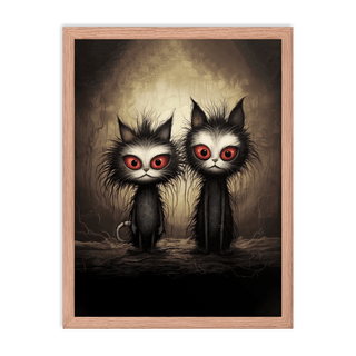 The Dastardly Twins - Framed Poster