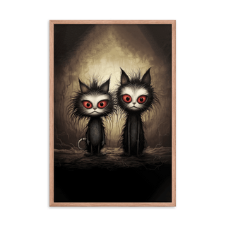 The Dastardly Twins - Framed Poster