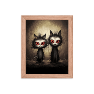 The Dastardly Twins - Framed Poster