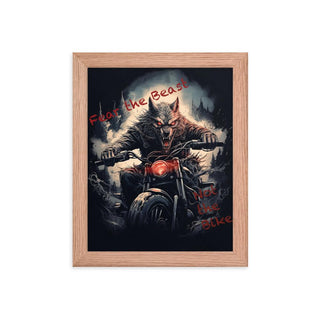 Rider's Roar - Framed Poster