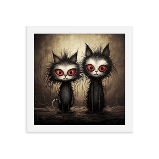 The Dastardly Twins - Framed Poster