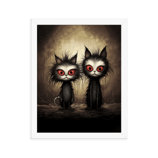 The Dastardly Twins - Framed Poster