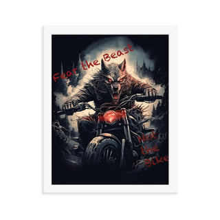 Rider's Roar - Framed Poster