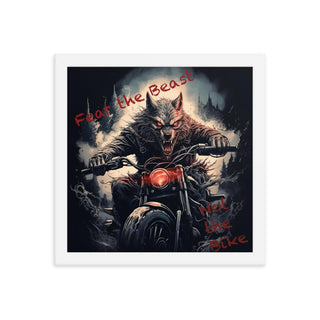 Rider's Roar - Framed Poster