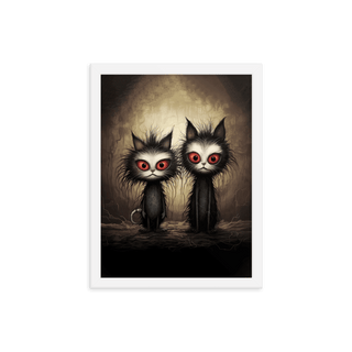 The Dastardly Twins - Framed Poster