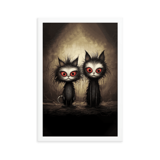 The Dastardly Twins - Framed Poster