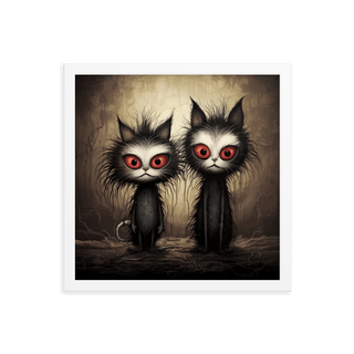 The Dastardly Twins - Framed Poster