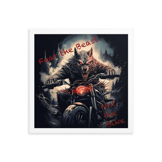 Rider's Roar - Framed Poster