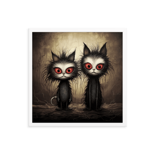 The Dastardly Twins - Framed Poster