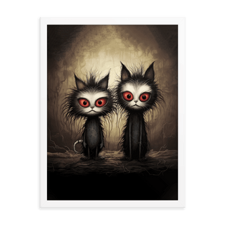 The Dastardly Twins - Framed Poster