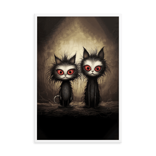 The Dastardly Twins - Framed Poster