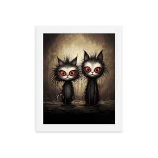 The Dastardly Twins - Framed Poster