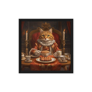 The Regal Feast - Framed Canvas