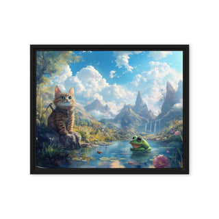 Echoes of Serenity - Framed Canvas