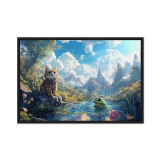 Echoes of Serenity - Framed Canvas