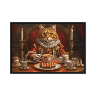 The Regal Feast - Framed Canvas