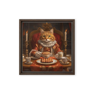 The Regal Feast - Framed Canvas