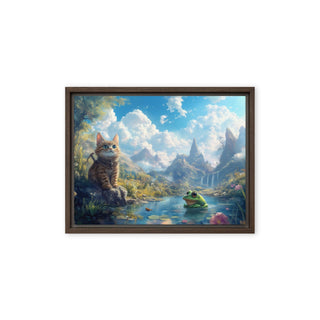 Echoes of Serenity - Framed Canvas