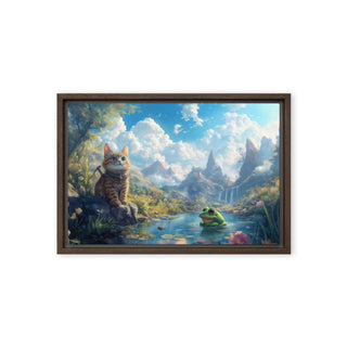 Echoes of Serenity - Framed Canvas