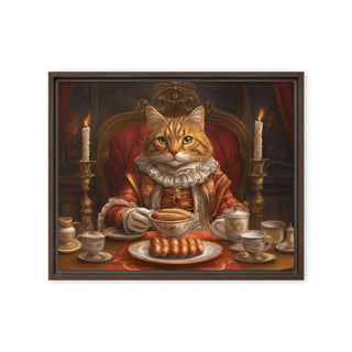 The Regal Feast - Framed Canvas