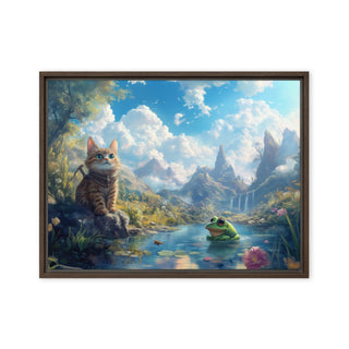 Echoes of Serenity - Framed Canvas