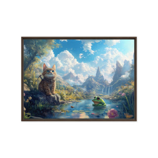 Echoes of Serenity - Framed Canvas