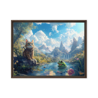 Echoes of Serenity - Framed Canvas