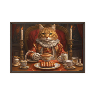 The Regal Feast - Framed Canvas